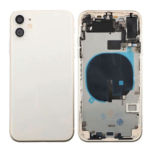 iPhone 11 Back Cover Complete Original White With Small Parts