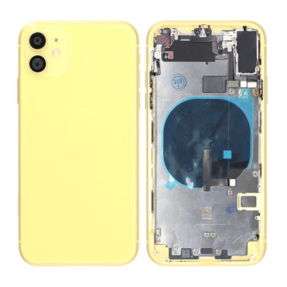 iPhone 11 Baksida med Komplett Ram Premium - Gul