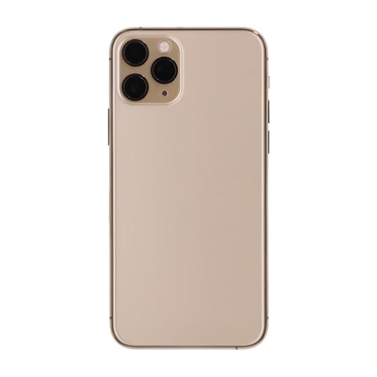 iPhone 11 Pro Baksida med Komplett Ram Premium - Guld