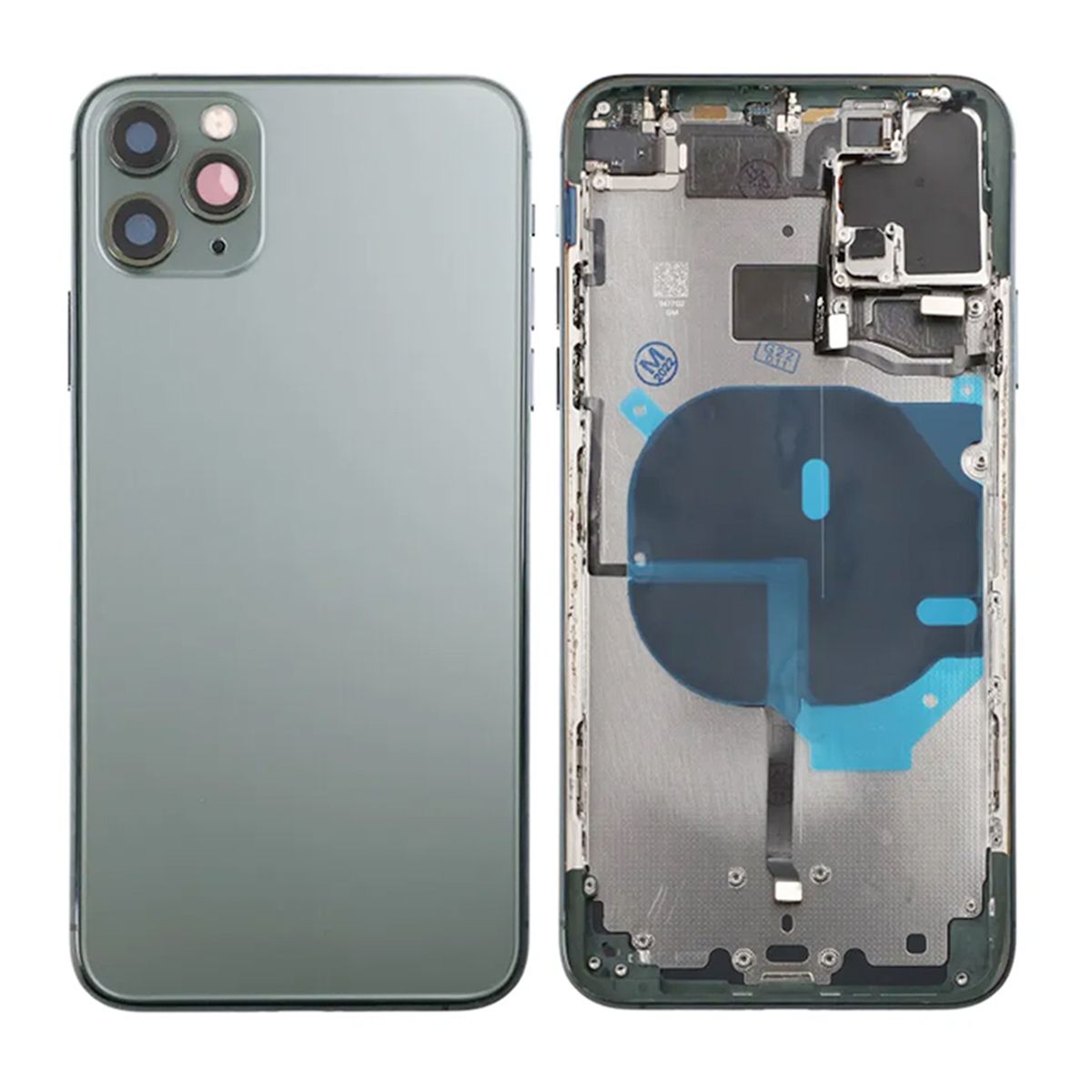 iPhone 11 Pro Max  Back Cover Complete OEM Green With Small Parts