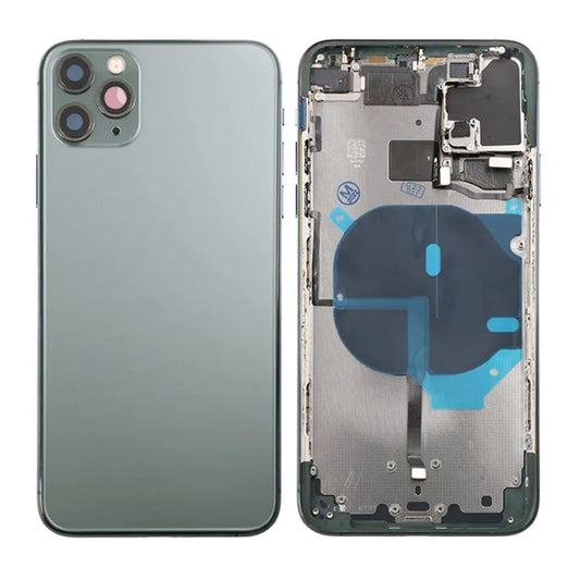 iPhone 11 Pro Max  Back Cover Complete OEM Green With Small Parts