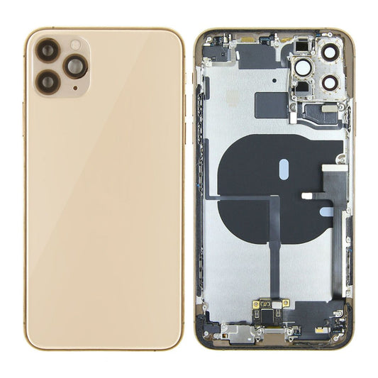 iPhone 11 Pro Max Back Cover with Full Frame - Gold