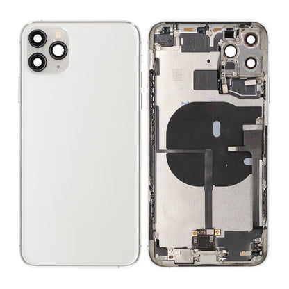 iPhone 11 Pro Max Back Cover with Full Frame - White