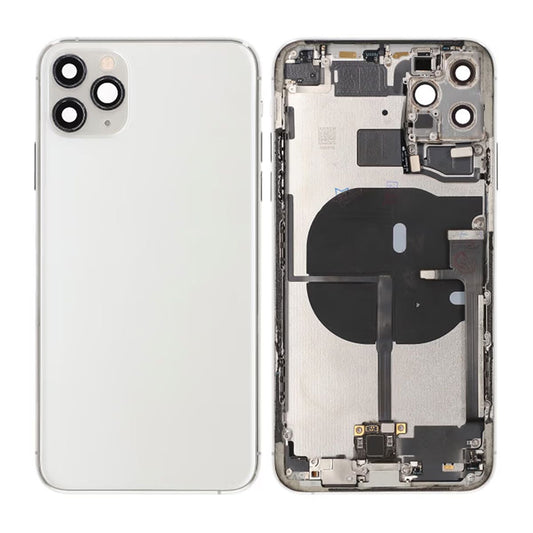 iPhone 11 Pro Max Back Cover with Full Frame - White