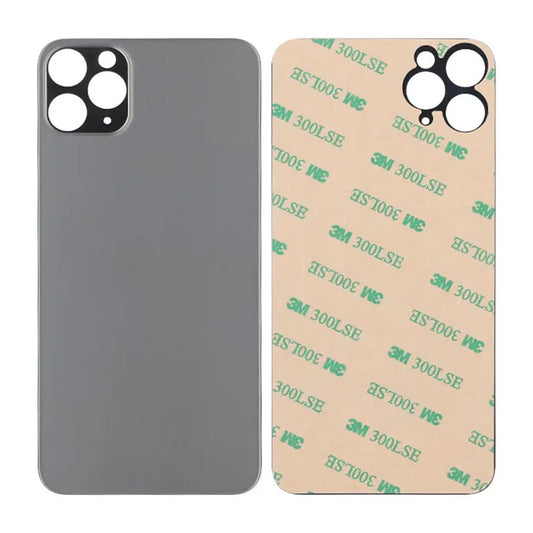 iPhone 11 Pro Max Back Glass with Adhesive Tape - Black