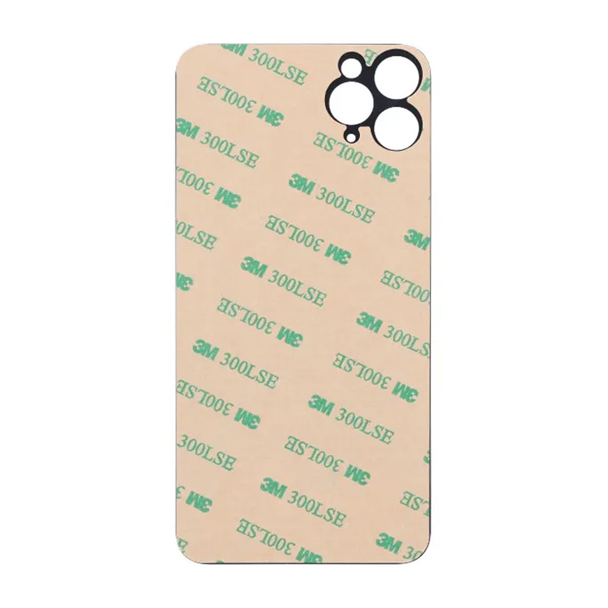 iPhone 11 Pro Max Back Glass with Adhesive Tape - Black