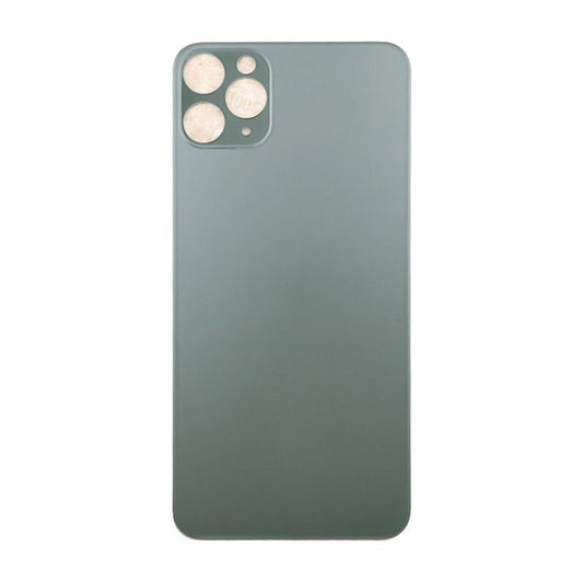 iPhone 11 Pro Max Baksida Glas med Självhäftande tejp - Grön