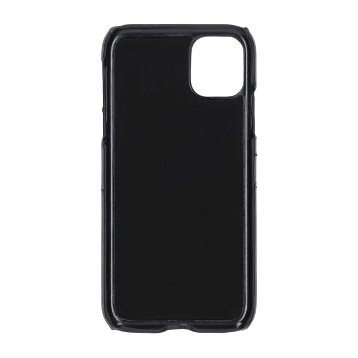 iPhone 11 PU Leather Kickstand Card Pocket Case Black