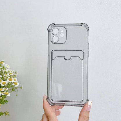 Shockproof Case with Card Holder iPhone 11 Black