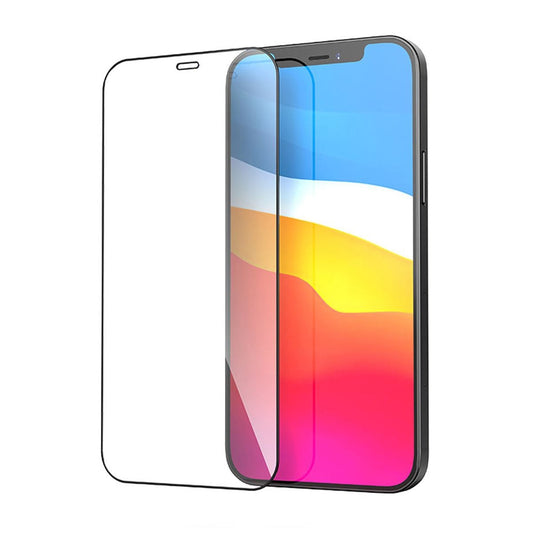 Skärmskydd iPhone 12/12 Pro - 3D Härdat Glas Svart Bulk