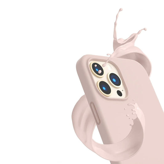 Silikonskal Rvelon till iPhone 12 och iPhone 12 Pro - Sand Rosa