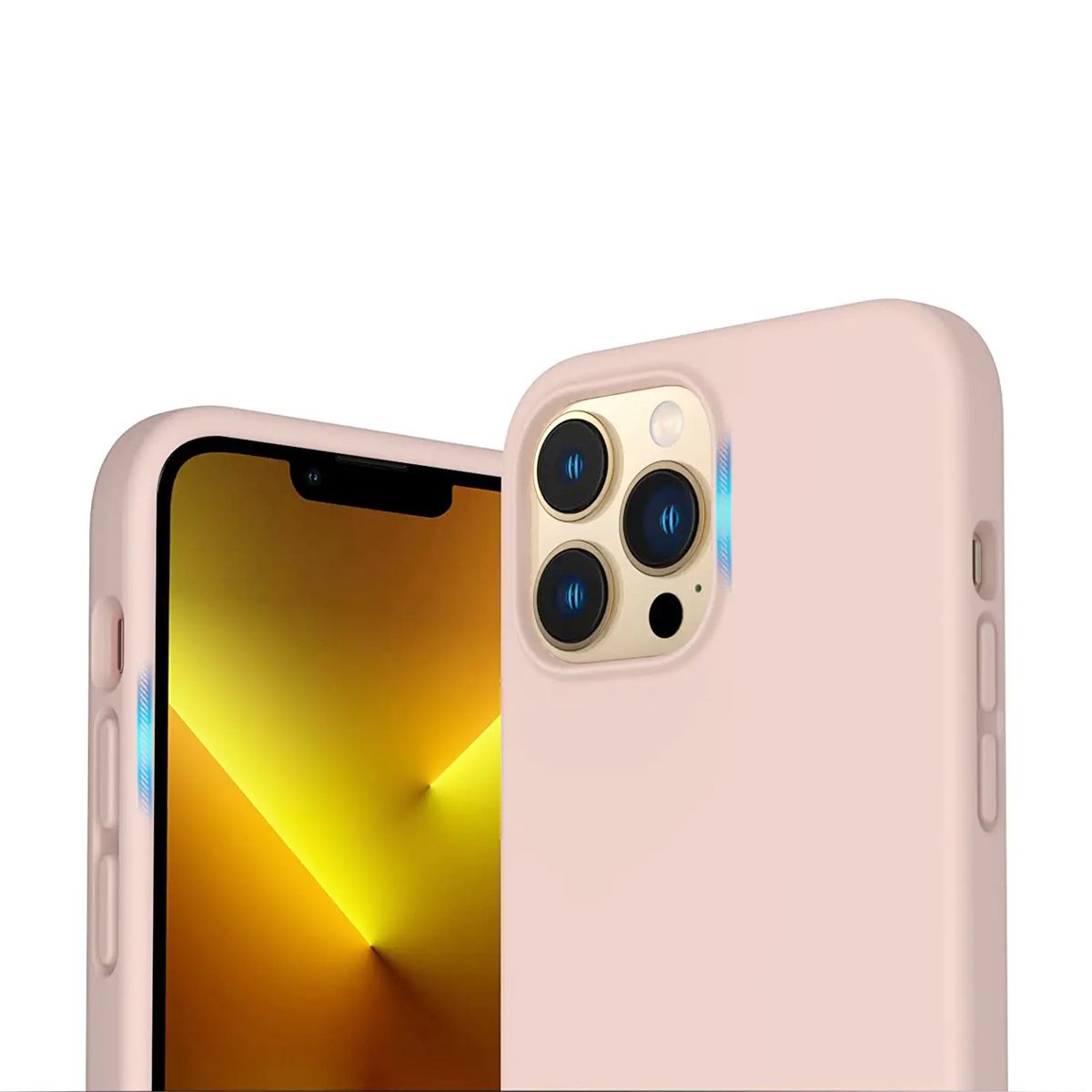 Silikonskal Rvelon till iPhone 12 och iPhone 12 Pro - Sand Rosa