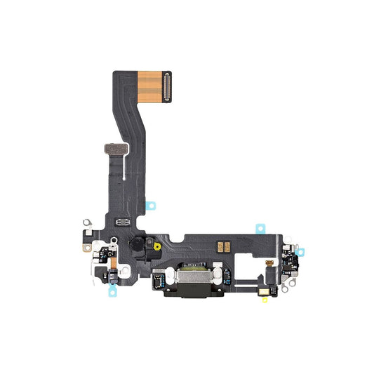 iPhone 12/12 Pro Charging Port With Flex Cable Original Black