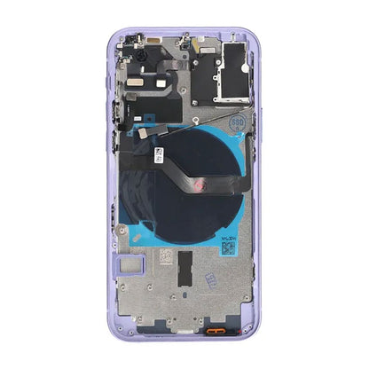 iPhone 12 Baksida med Komplett Ram OEM - Lila