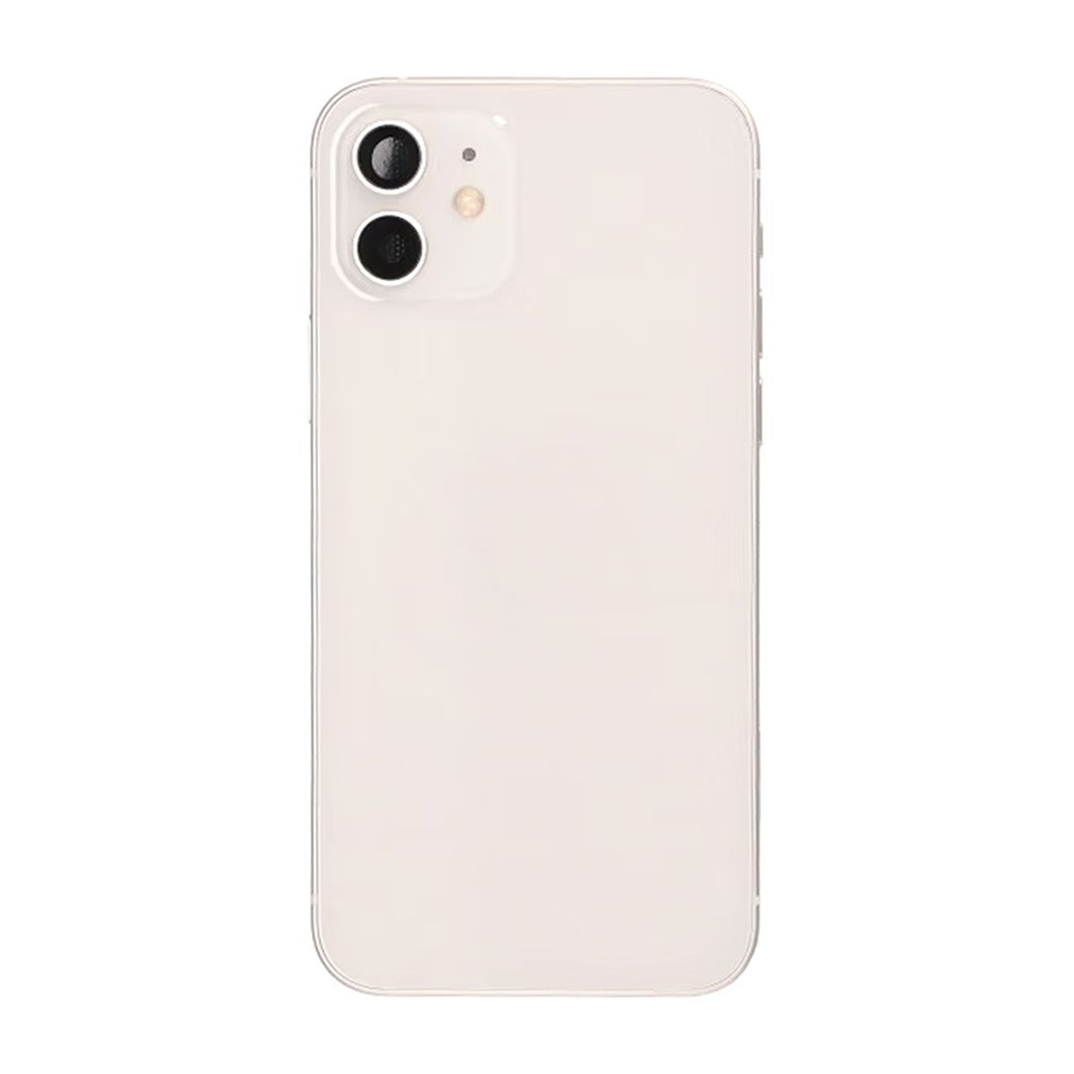 iPhone 12 Baksida med Komplett Ram OEM - Vit