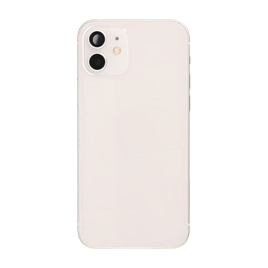 iPhone 12 Baksida med Komplett Ram OEM - Vit