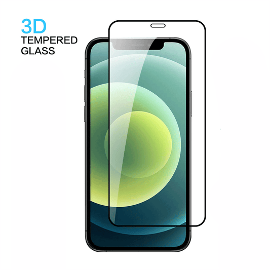 iPhone 12 Mini High aluminum screen printing full screen tempered film(bulk)