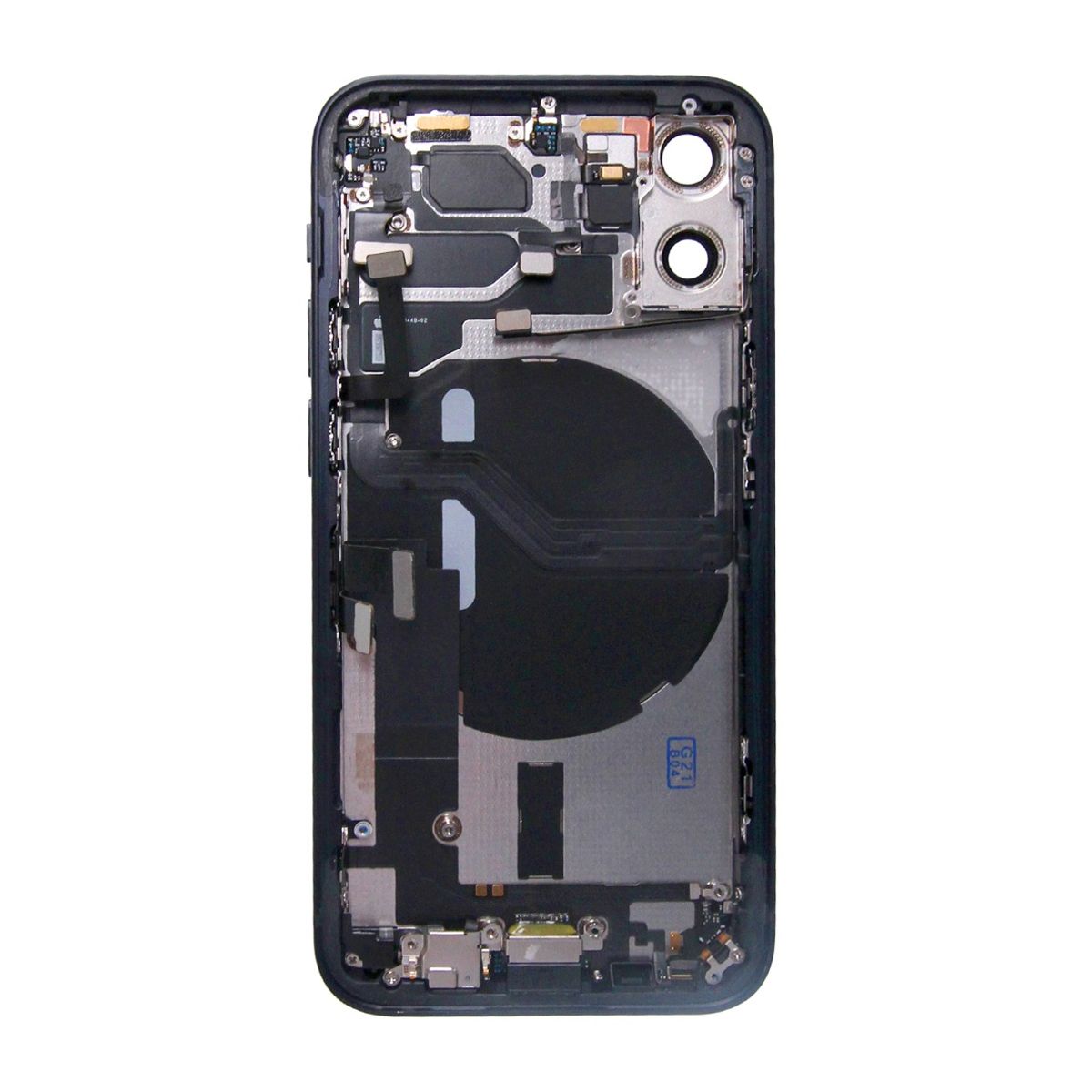 iPhone 12 Mini Back Cover with Full Frame - Black
