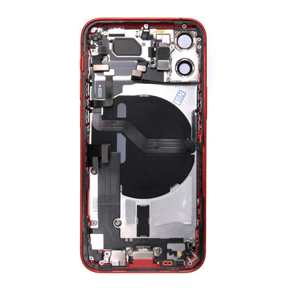 iPhone 12 Mini Baksida med Komplett Ram - Röd