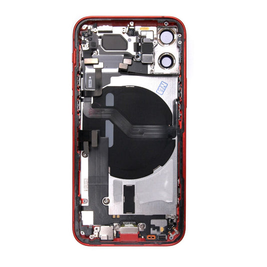iPhone 12 Mini Baksida med Komplett Ram - Röd