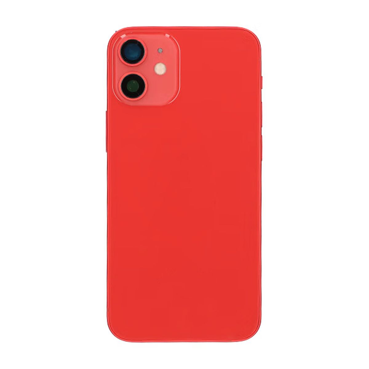 iPhone 12 Mini Baksida Komplett Med Smådelar - Röd