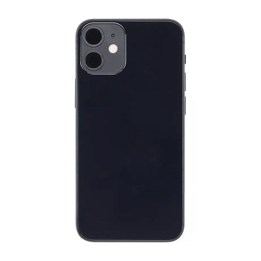iPhone 12 Mini Baksida Komplett Med Smådelar - Svart