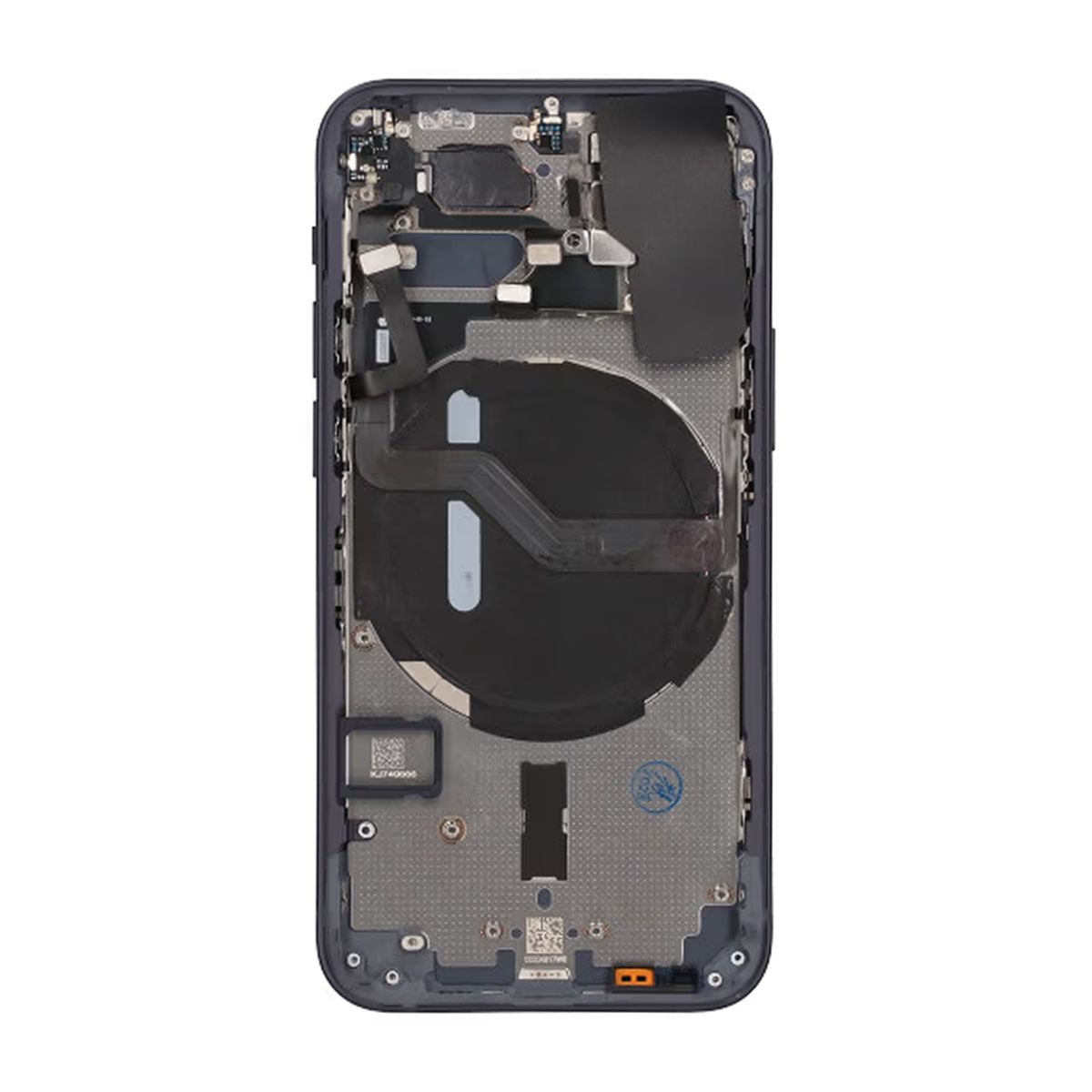iPhone 12 Mini Baksida Komplett Med Smådelar - Svart