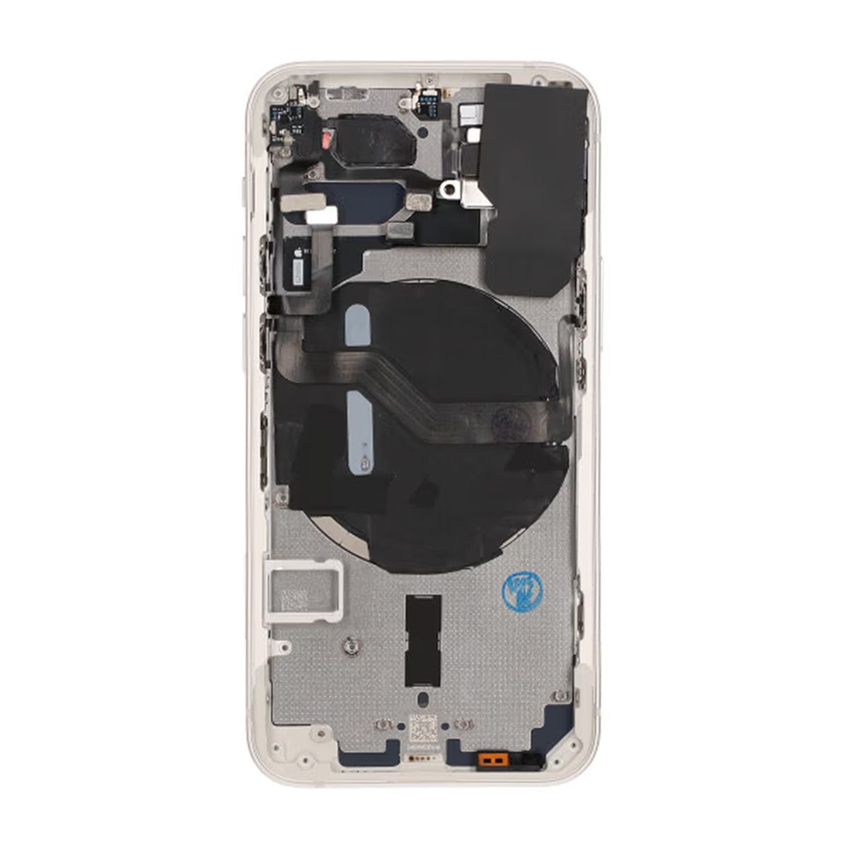 iPhone 12 Mini Baksida Komplett Med Smådelar - Vit