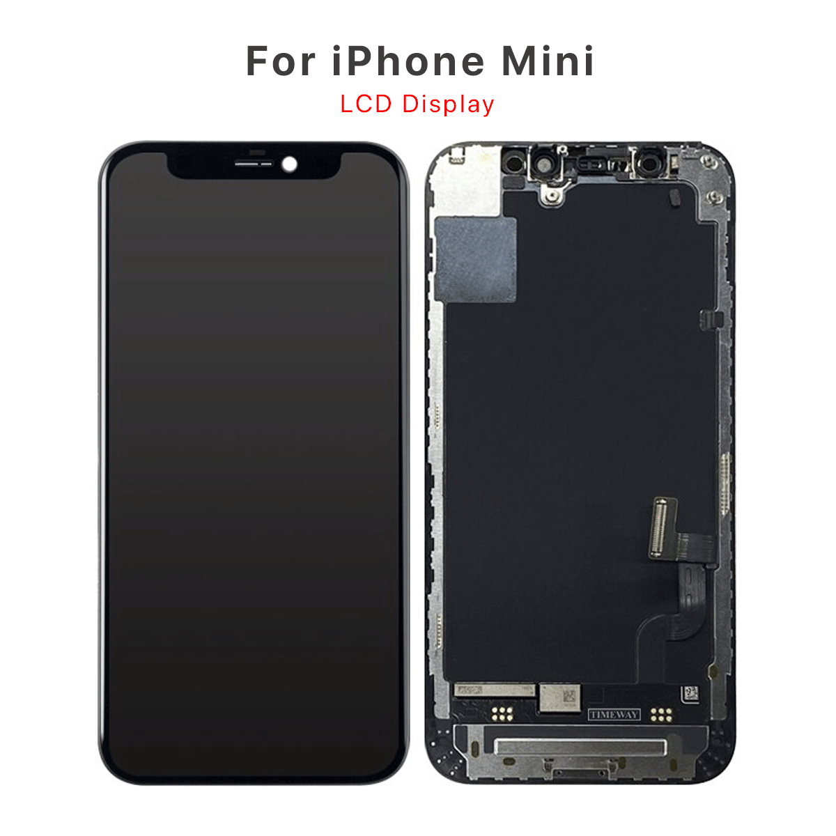 iPhone 12 Mini LCD Skärm Svart (tagen från ny iPhone)