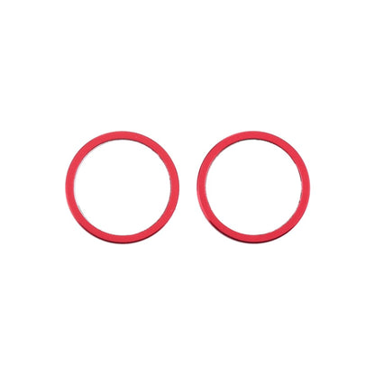 iPhone 12 Mini Lens Protector with Metal Frame - Red 2-pack