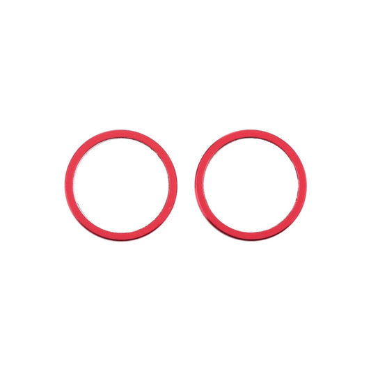 iPhone 12 Mini Lens Protector with Metal Frame - Red 2-pack
