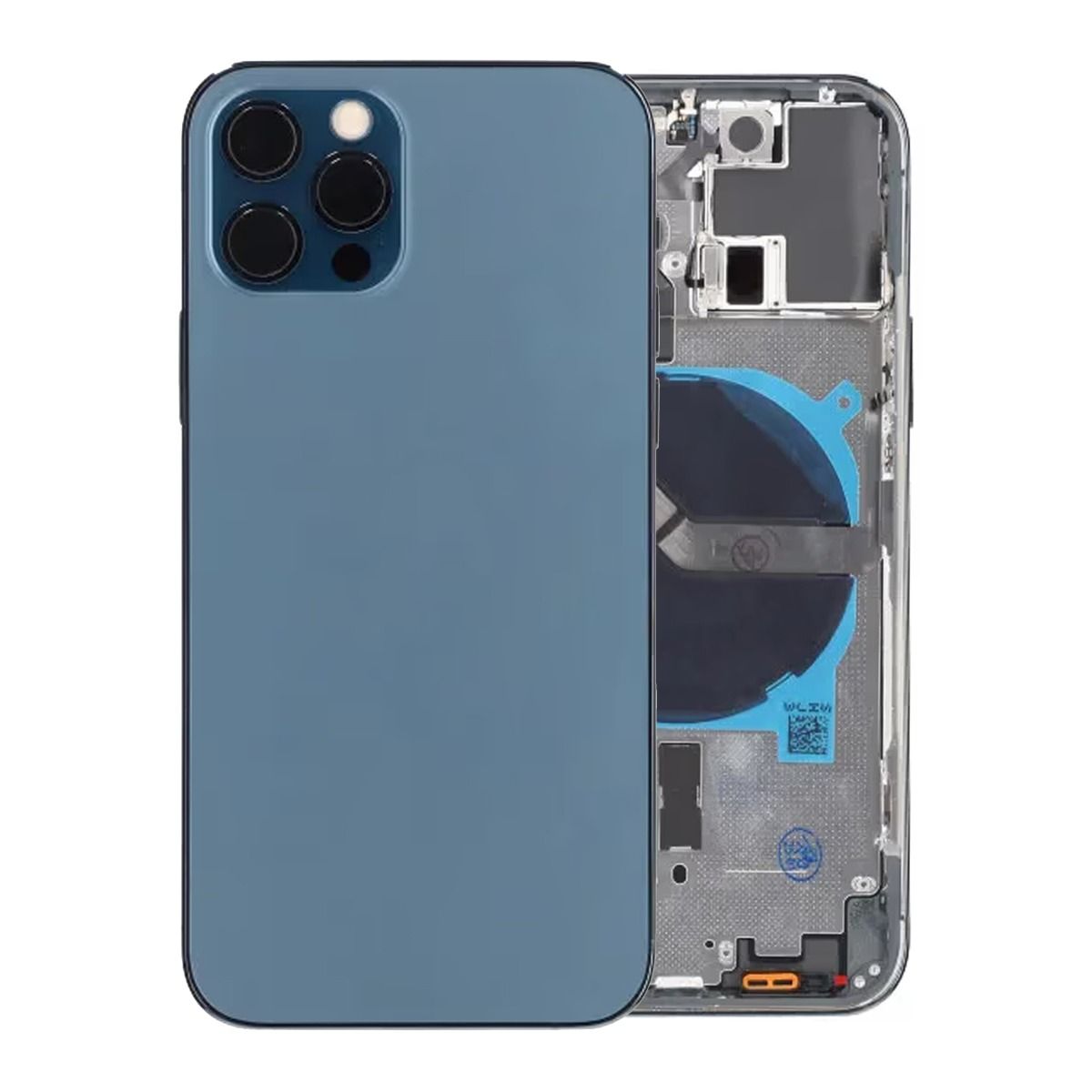 iPhone 12 Pro Baksida med Komplett Ram OEM - Blå