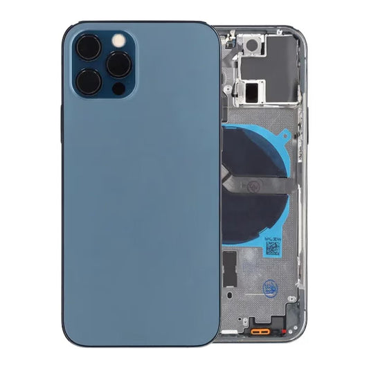 iPhone 12 Pro Baksida med Komplett Ram OEM - Blå