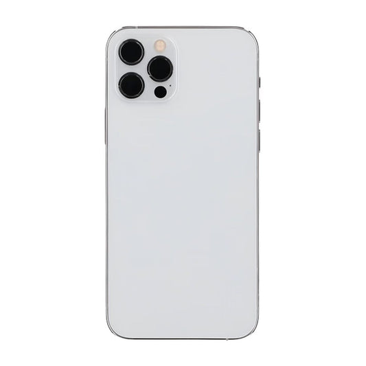 iPhone 12 Pro Baksida med Komplett Ram OEM - Vit