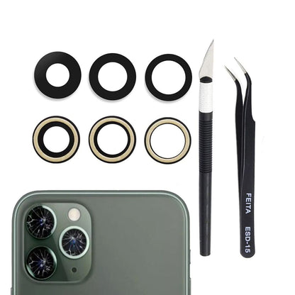 iPhone 12 Pro Max Back Camera Glass with Adhesive Original 3 Pcs