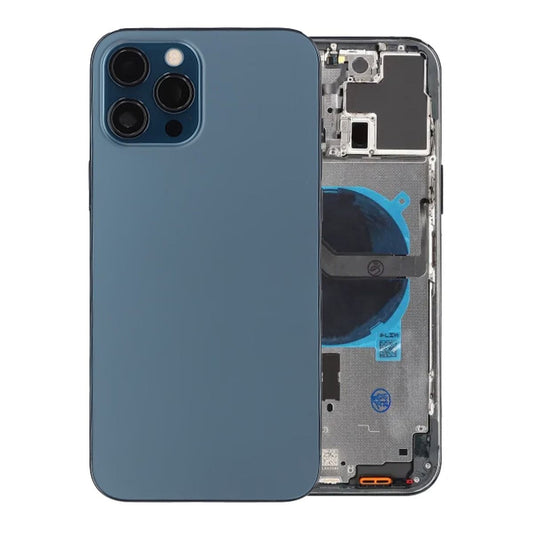 iPhone 12 Pro Max Baksida med Komplett Ram OEM - Blå