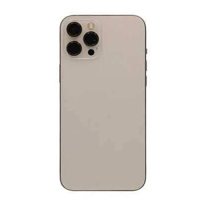 iPhone 12 Pro Max Baksida med Komplett Ram OEM - Guld