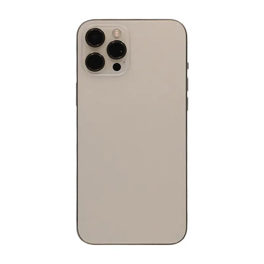 iPhone 12 Pro Max Baksida med Komplett Ram OEM - Guld