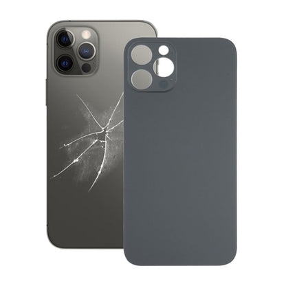 iPhone 12 Pro Max Back Cover OEM Black-Big Camera Hole Size