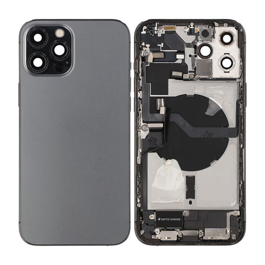 iPhone 12 Pro Max Back Cover with Full Frame - Graphite