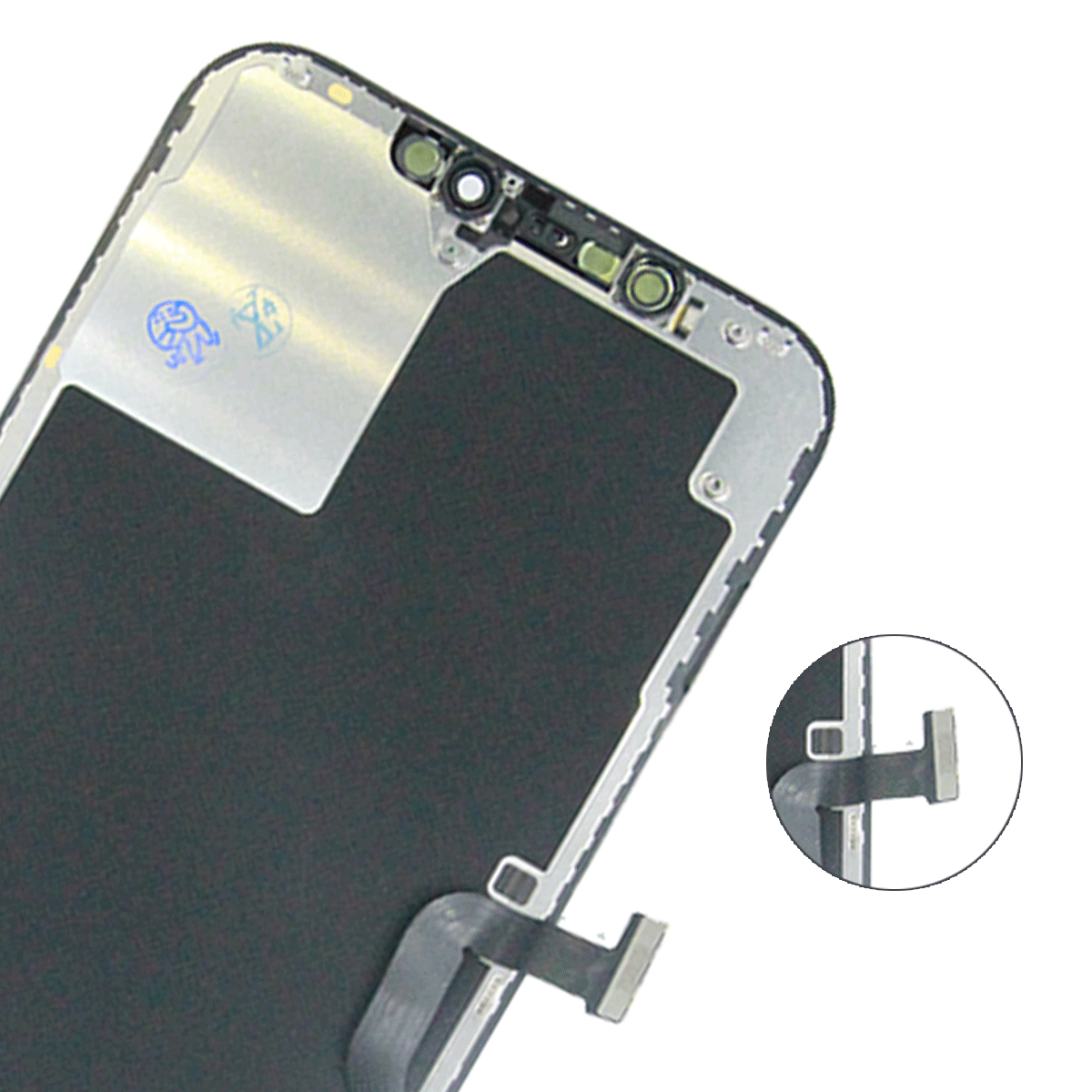 iPhone 12 Pro Max LCD Skärm - Svart (Tagen från ny iPhone)