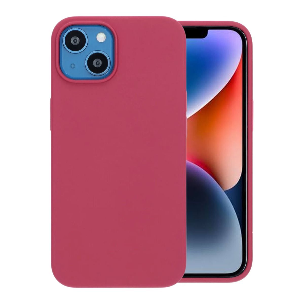 iPhone 13/14 Case-gilicone Rvelon Red