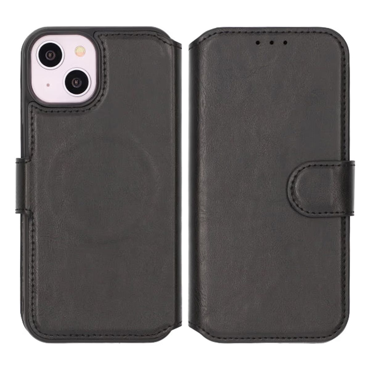 iPhone 13/14 Wallet Case Extra Card Rvelon -Black