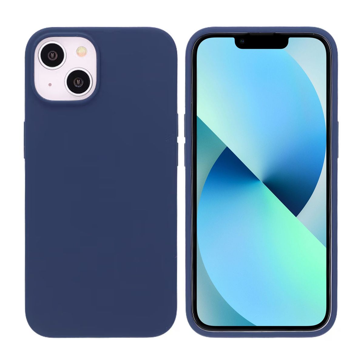 iPhone 13/14 Mobilskal Silikon Rvelon - Blå
