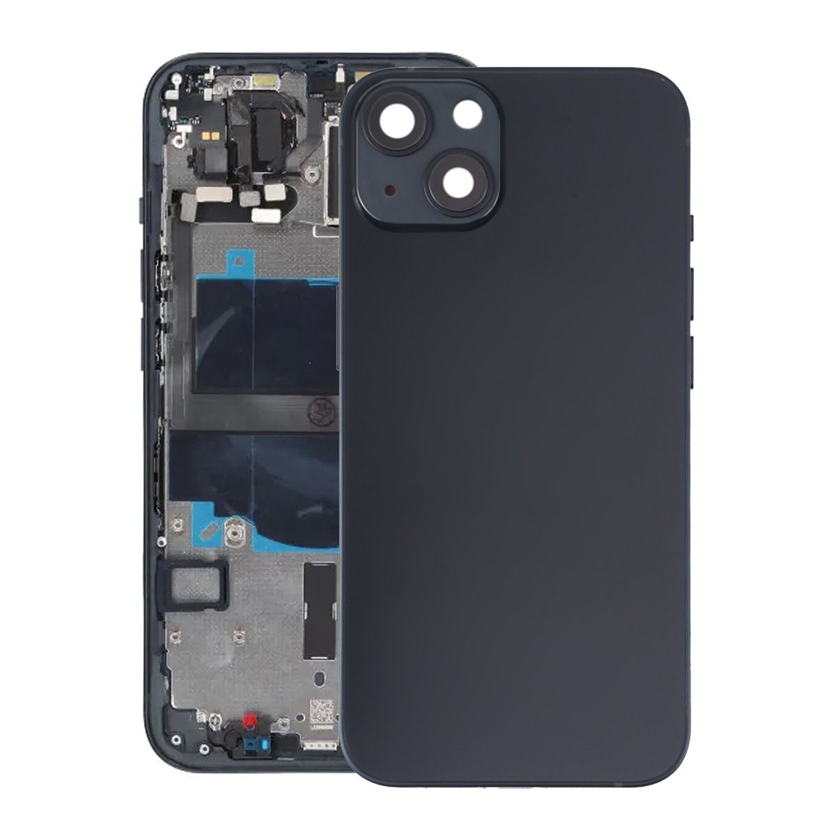 iPhone 13 Baksida med Komplett Ram OEM - Svart