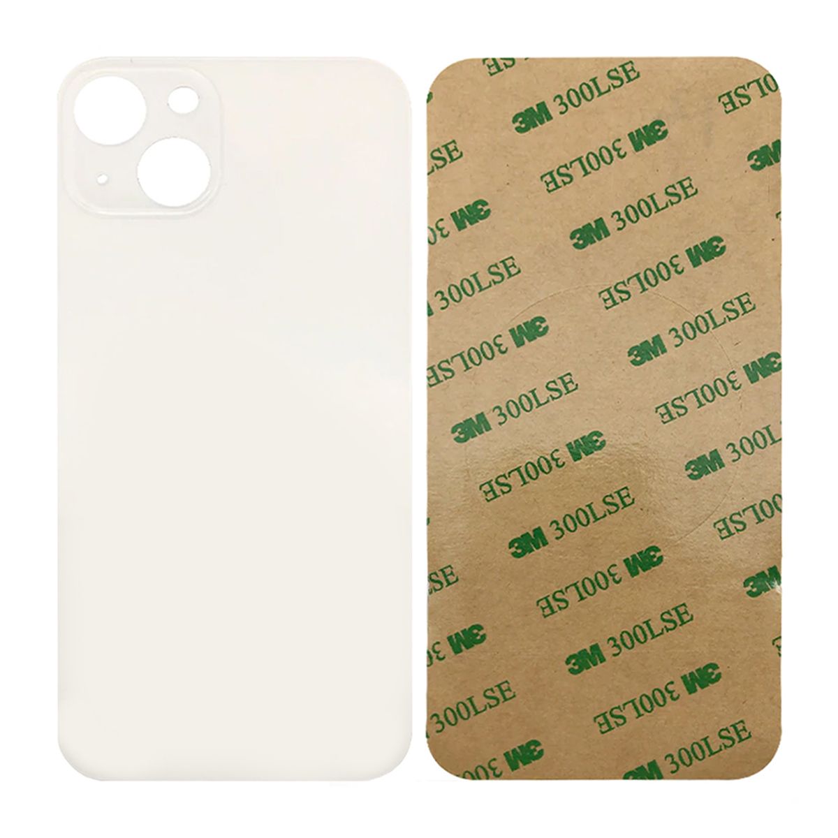 iPhone 13 Back Cover OEM White-Big Camera Hole Size
