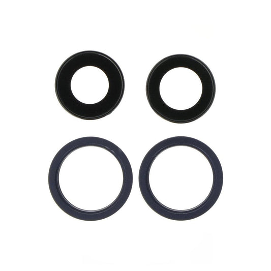 iPhone 13 Mini/13 Kameralins med Ram - Svart
