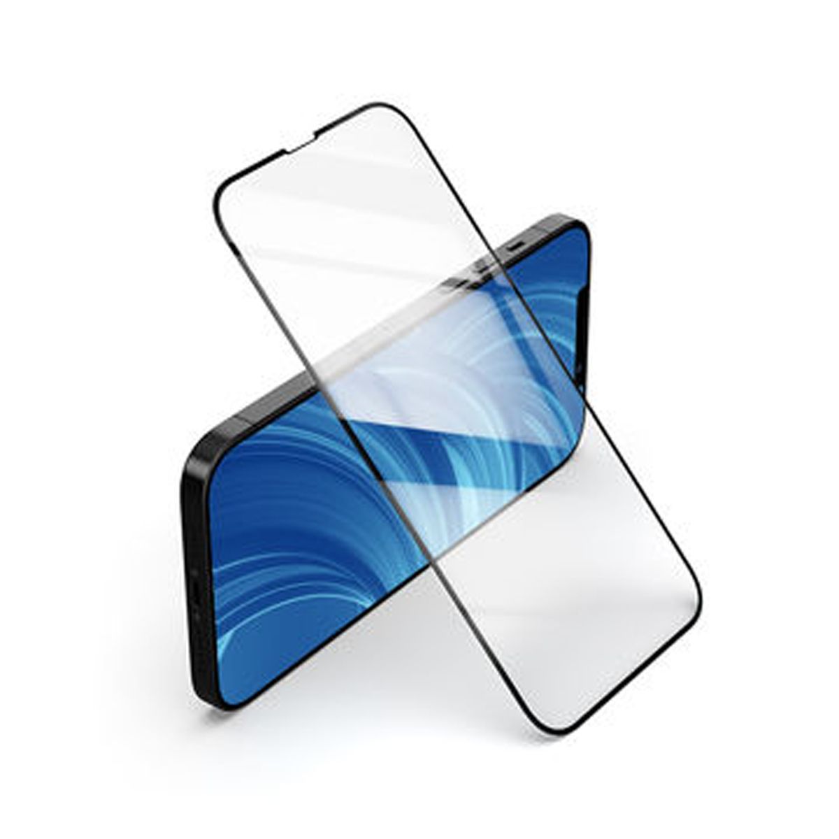 Skärmskydd iPhone 13 Mini - 3D Härdat Glas Svart Bulk