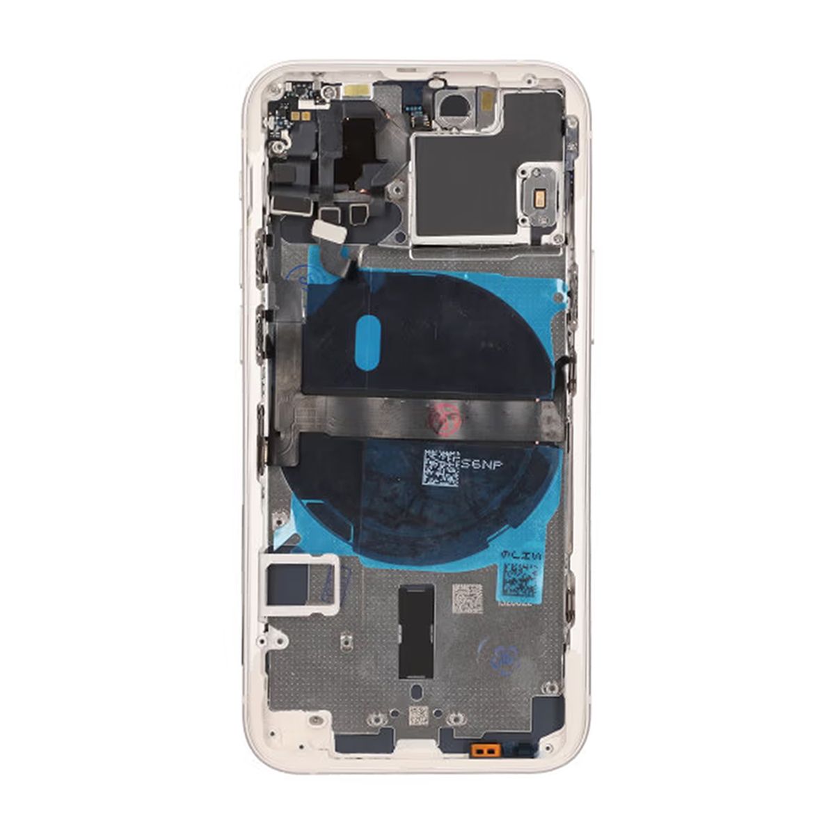 iPhone 13 Mini Baksida Komplett Med Smådelar - Vit