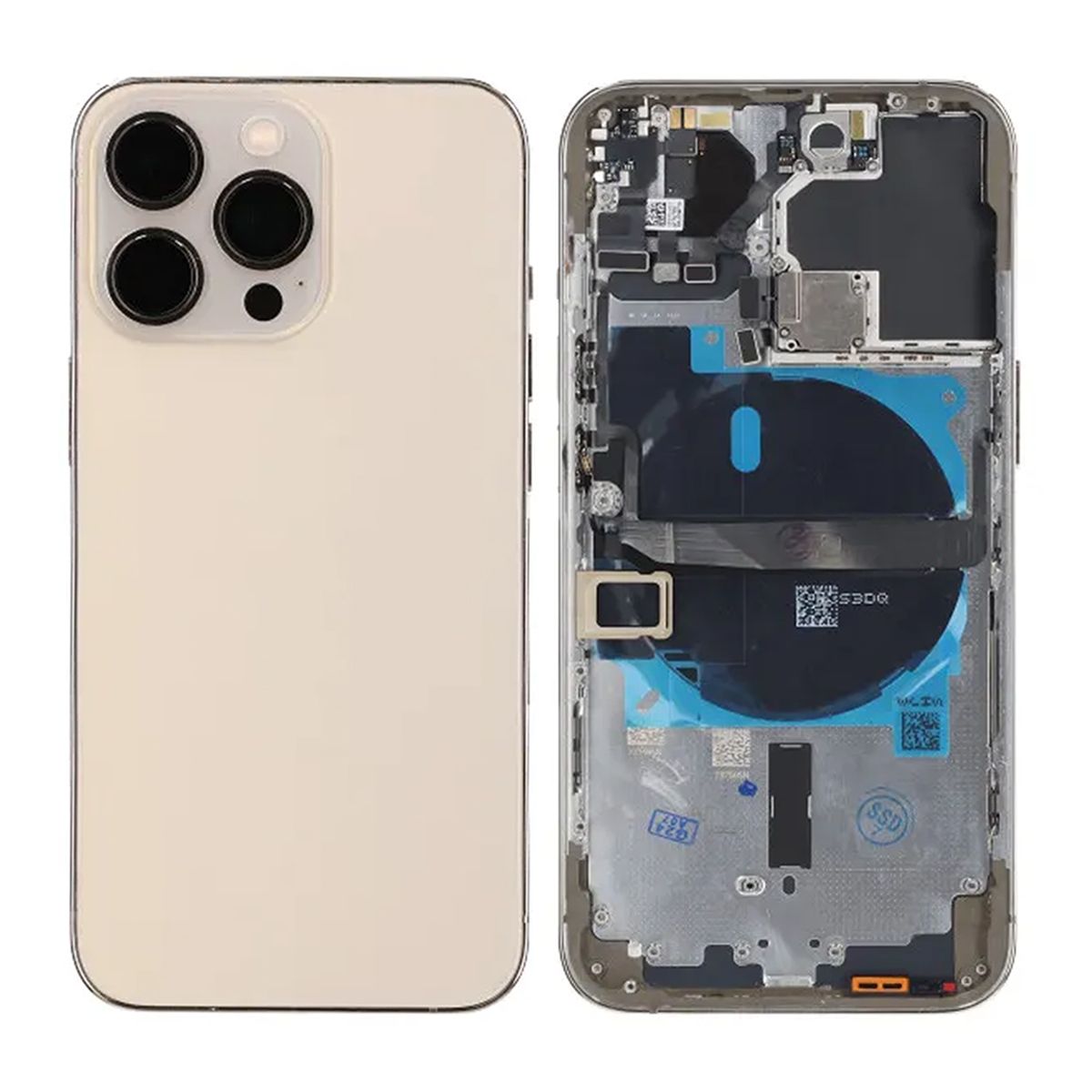 iPhone 13 Pro Back Cover Complete OEM Gold With Small Parts
